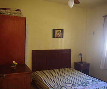 imagem do quarto do apartamento de um quarto do San Diego